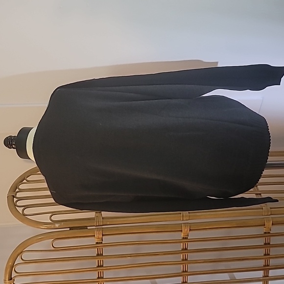 Pronto-Uomo XLT 50%Merino Wool argyle sweater Men's black grey lt blue - Picture 4 of 10